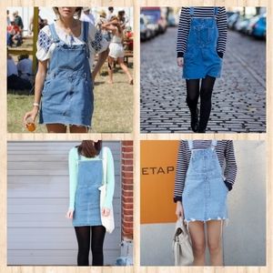 NWOT OVERALL DENIM SKIRT